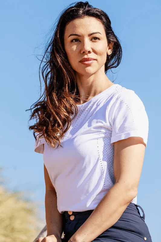 Fashionable And Fashionable Breathe Tee - Ecru