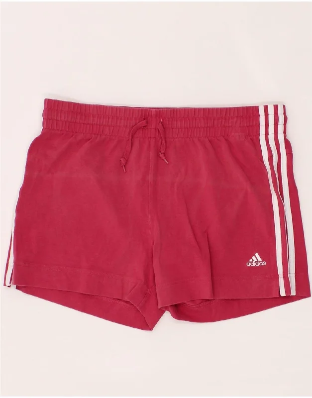 Exquisite Design ADIDAS Womens Sport Shorts UK 16/18 Large  Pink