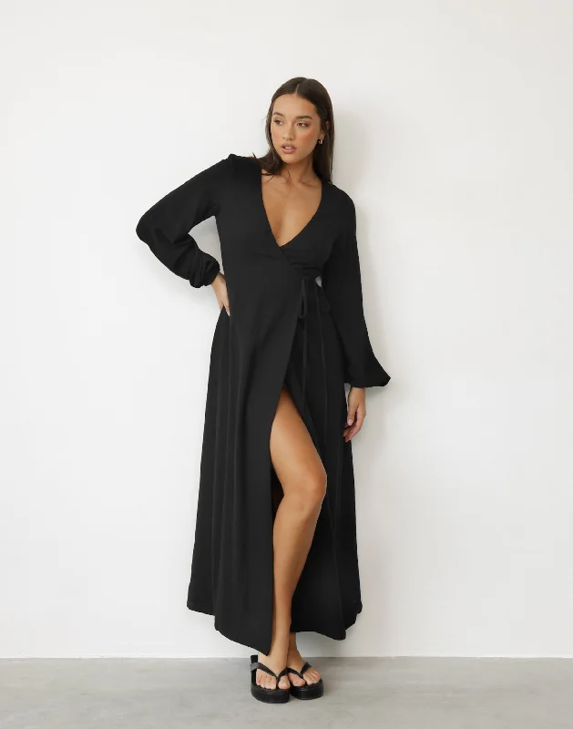 Personalized Design Mori Maxi Dress (Black)