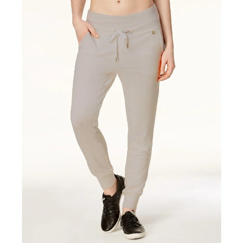 European And American Style Calvin Klein Performance Women's Slim Sweatpants Coffee Size Small - brown - s (4 - 6) European And American Style Calvin Klein Performance Women's Slim Sweatpants Coffee Size Small - brown - s (4 - 6)