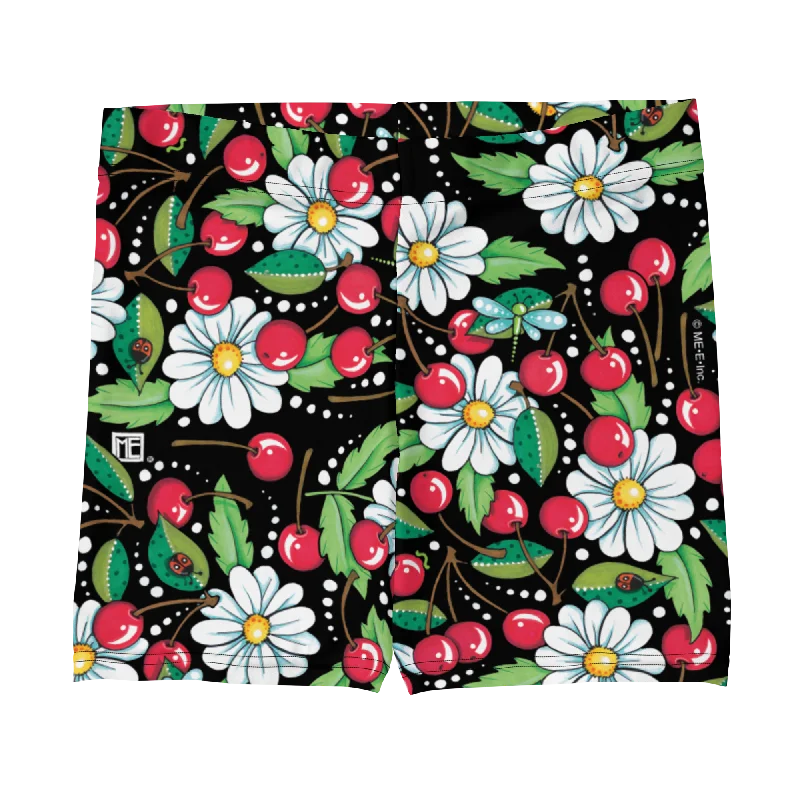 High-end Customization Cherry Daisy Shorts