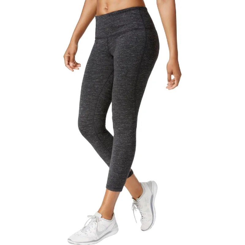 Soft And Comfortable Ideology Women's Heather Cropped Leggings Grey Size Large - L (12 - 14) Soft And Comfortable Ideology Women's Heather Cropped Leggings Grey Size Large - L (12 - 14)