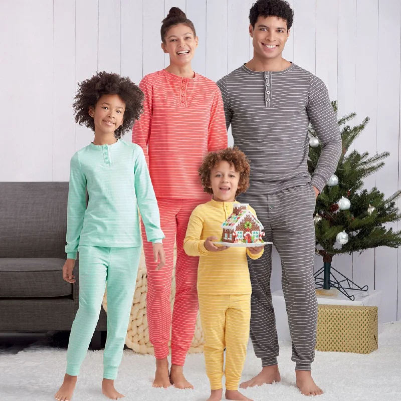 Tropical Style Simplicity Unisex PJ's S9455