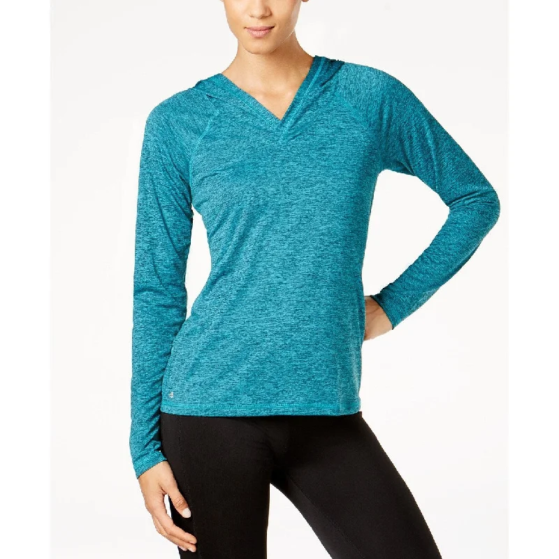 Avant-garde Design Ideology Women's Heathered Performance Hooded Top Teal Size 2-Extra Large - Blue - XXl Avant-garde Design Ideology Women's Heathered Performance Hooded Top Teal Size 2-Extra Large - Blue - XXl