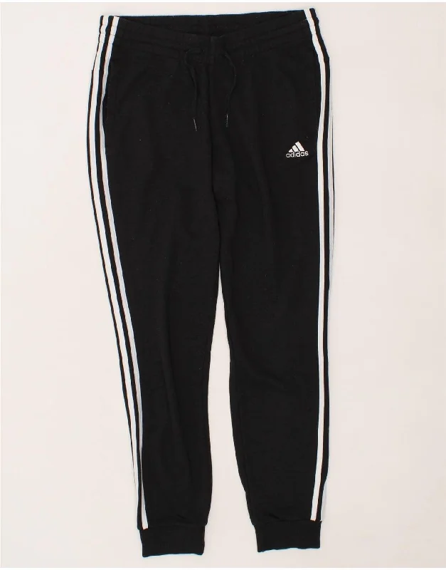 Fresh And Fashionable ADIDAS Womens Tracksuit Trousers Joggers UK 12/14 Medium Black Cotton Fresh And Fashionable ADIDAS Womens Tracksuit Trousers Joggers UK 12/14 Medium Black Cotton