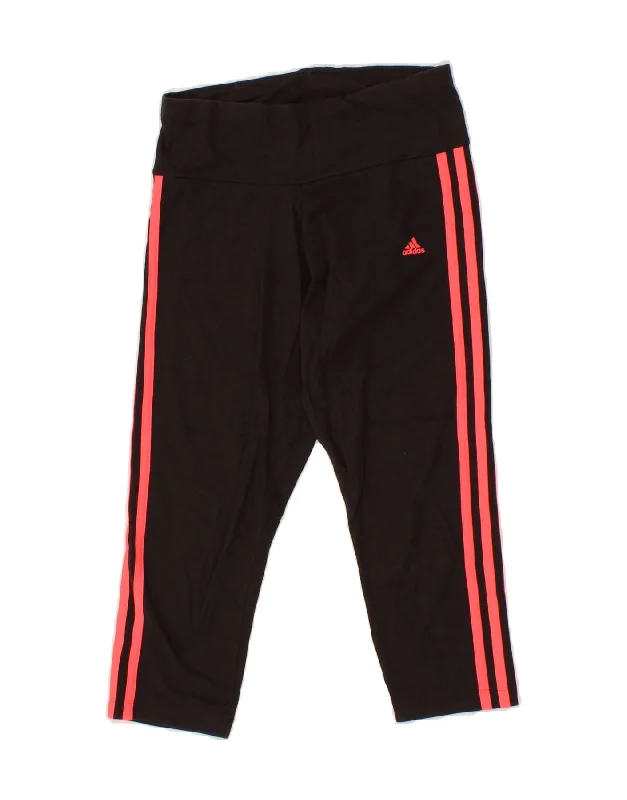 End Of The Year ADIDAS Womens Climalite Capri Tracksuit Trousers UK 8/10 Small Black End Of The Year ADIDAS Womens Climalite Capri Tracksuit Trousers UK 8/10 Small Black