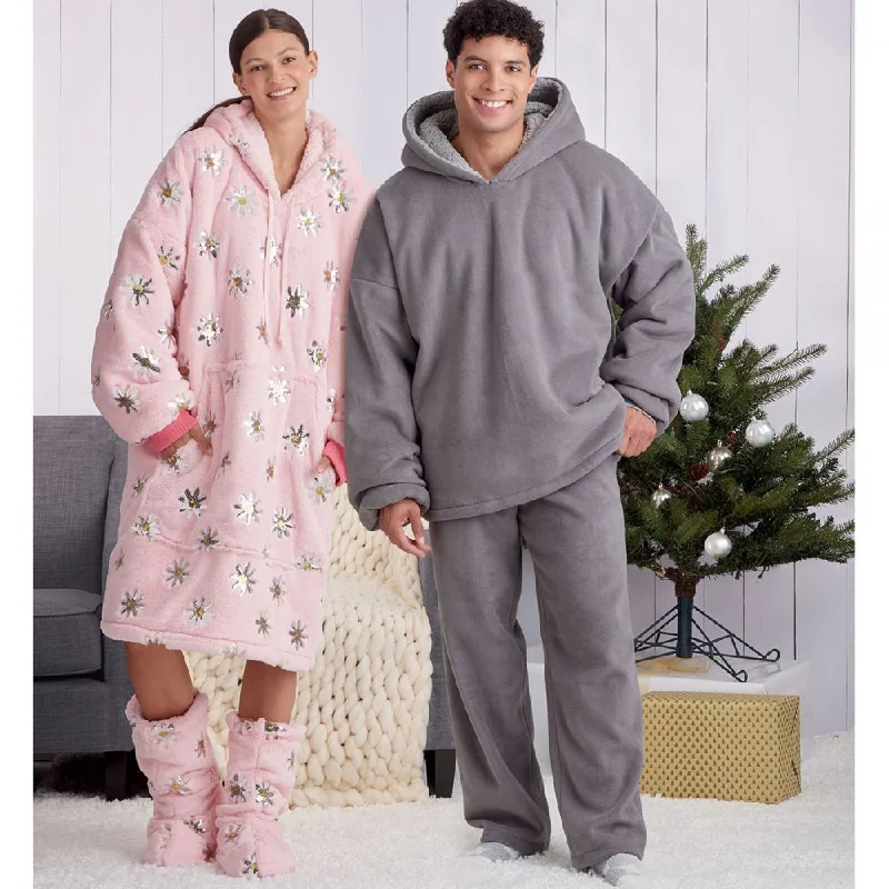 Fashionable And Fashionable Simplicity Unisex Hoodies and Trousers S9456