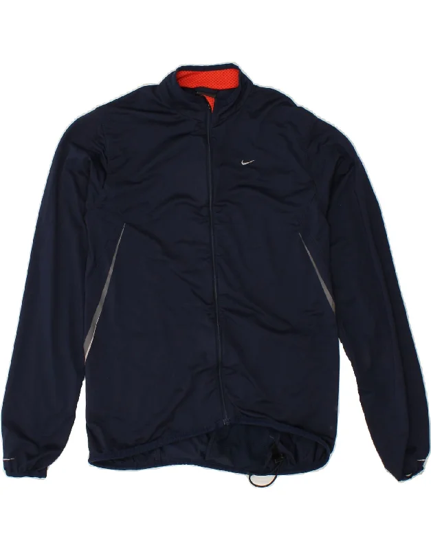 Spiritual Vitality NIKE Womens Tracksuit Top Jacket UK 10/12 Medium Navy Blue Colourblock Spiritual Vitality NIKE Womens Tracksuit Top Jacket UK 10/12 Medium Navy Blue Colourblock