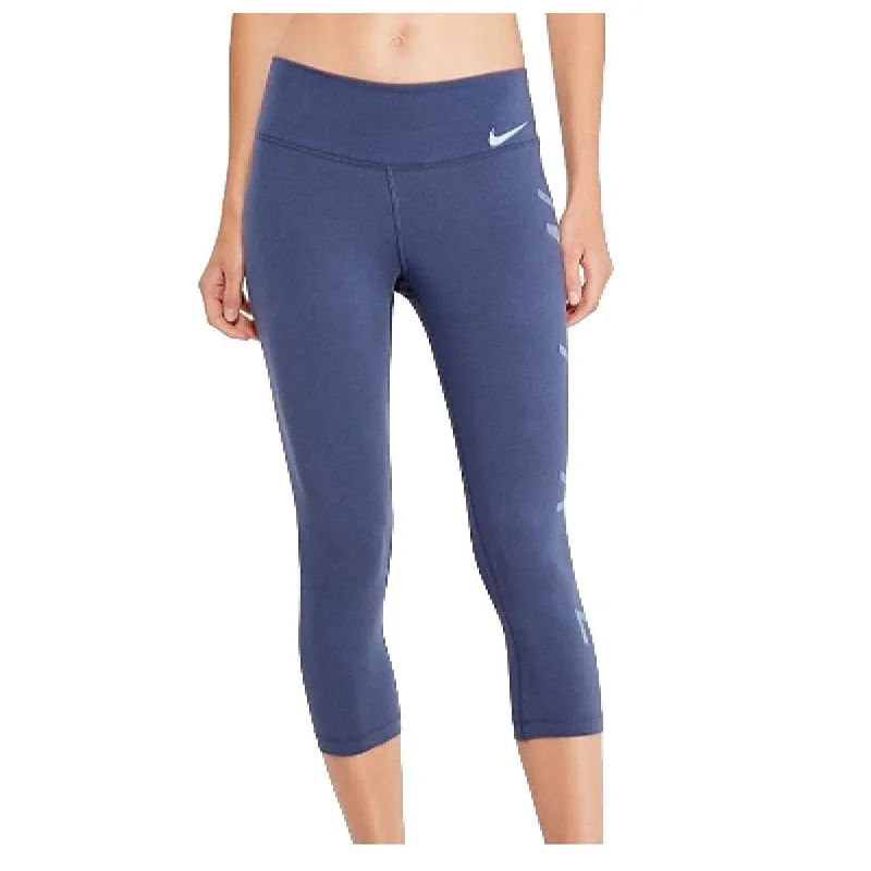 Soft And Comfortable Nike Women's Dry Training Capri Leggings Blue Size Extra Large - XL Soft And Comfortable Nike Women's Dry Training Capri Leggings Blue Size Extra Large - XL