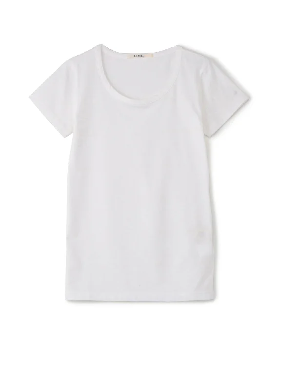 Classic Color C/Pu High twisted Bare Jersey Short Sleeve T